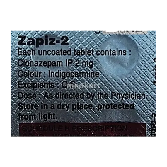 zapiz 2mg tablet 15's